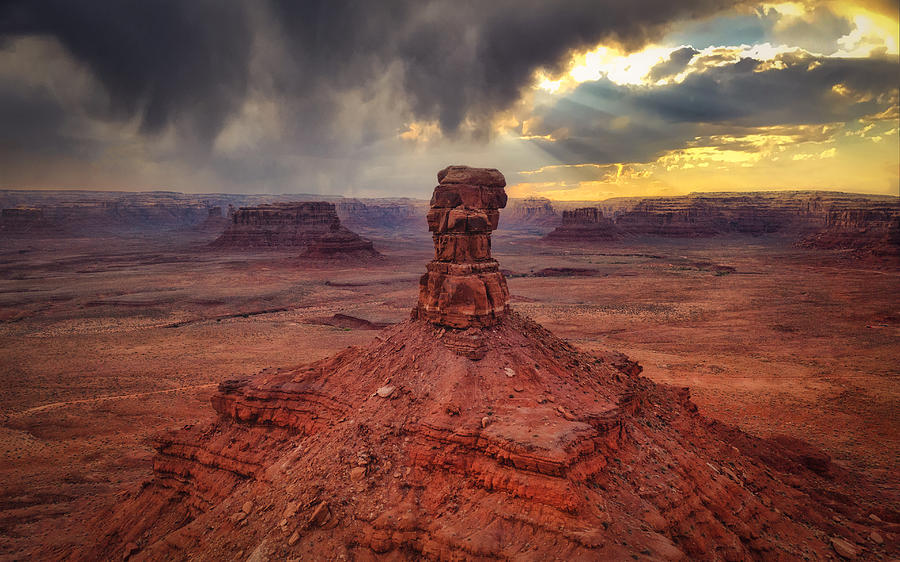 Valley Of Gods Photograph by Michael Zheng