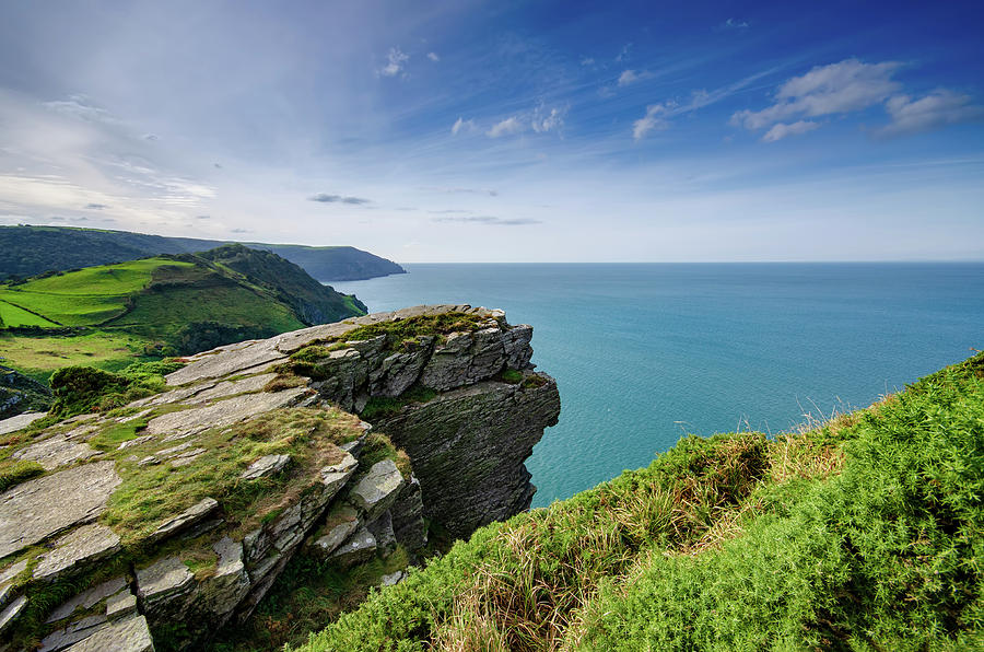 Valley Of The Rocks Views Mixed Media by Smart Aviation - Pixels