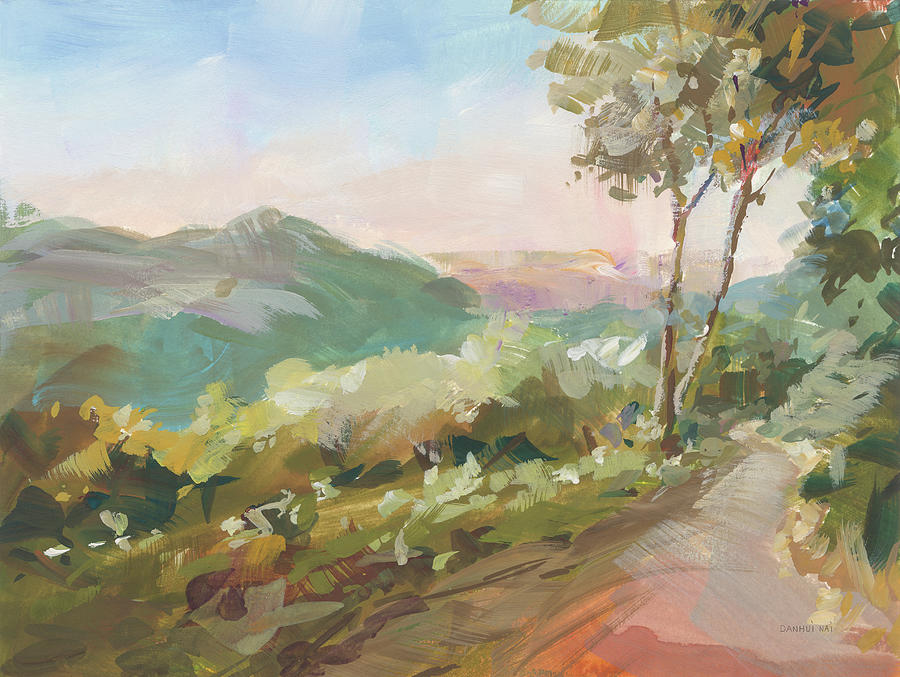 Abstract Painting - Valley Views by Danhui Nai