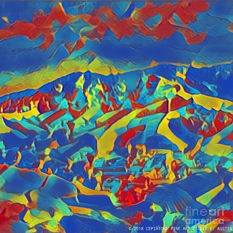 Valleys and Mountains Digital Art by Cepiatone Fine Art Callie E Austin Valleys and Mountains Digital Art by Cepiatone Fine Art Callie E Austin