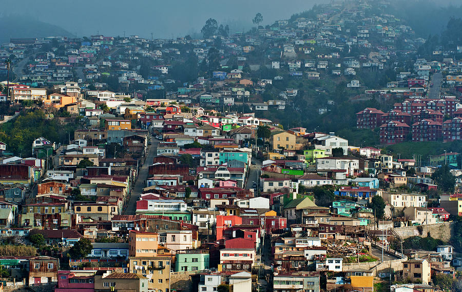 Valparaiso City Photograph by Jaime Villaseca