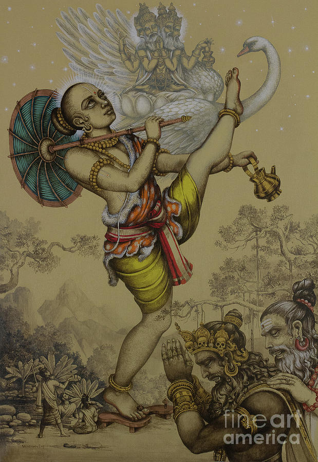 Vamana avatar Painting by Vrindavan Das