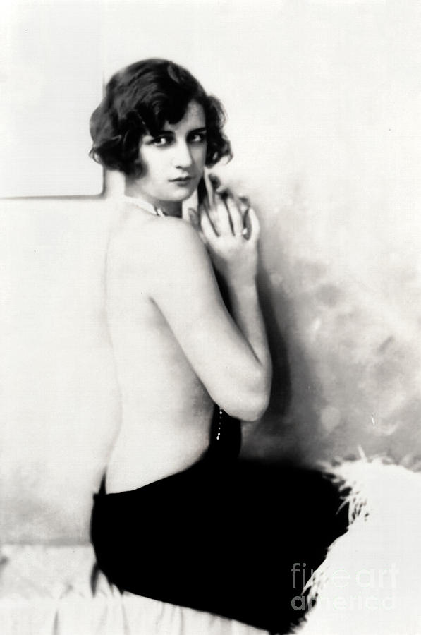 Vamp - Flapper Model 1920s Photograph by Sad Hill - Bizarre Los Angeles Archive