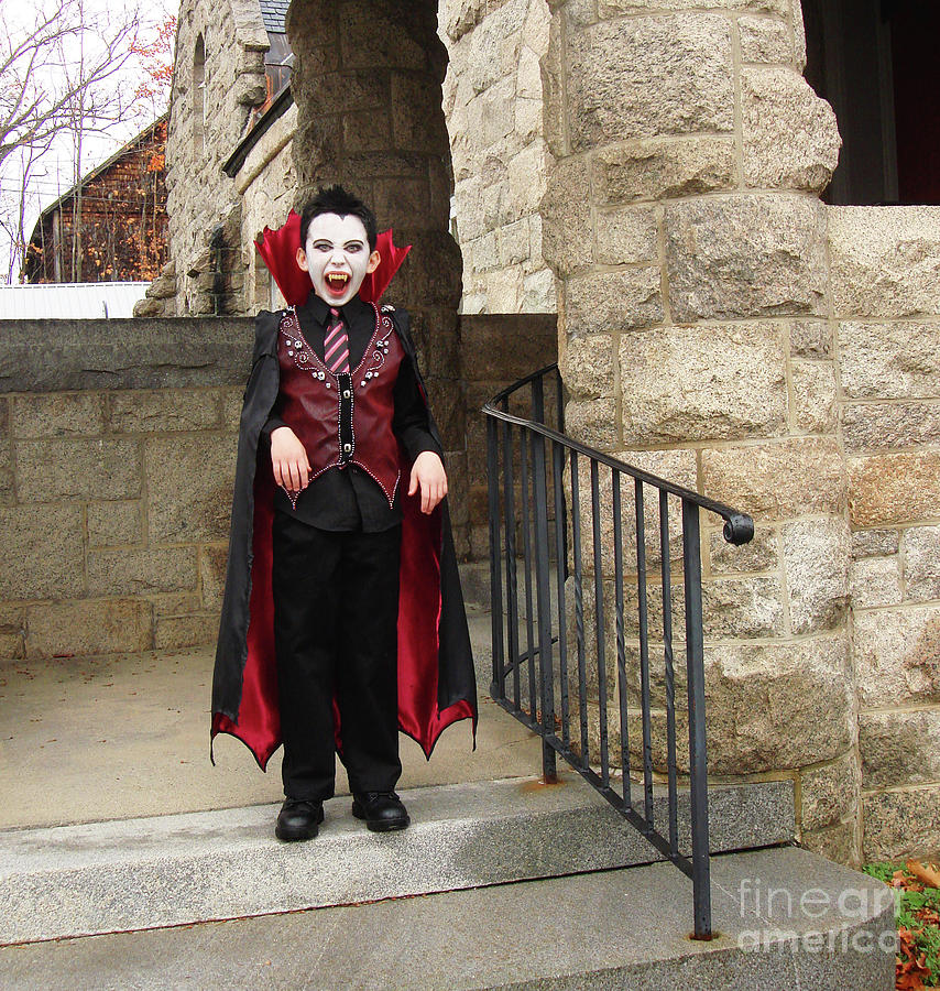 Vampire Costume 3 Photograph by Amy E Fraser