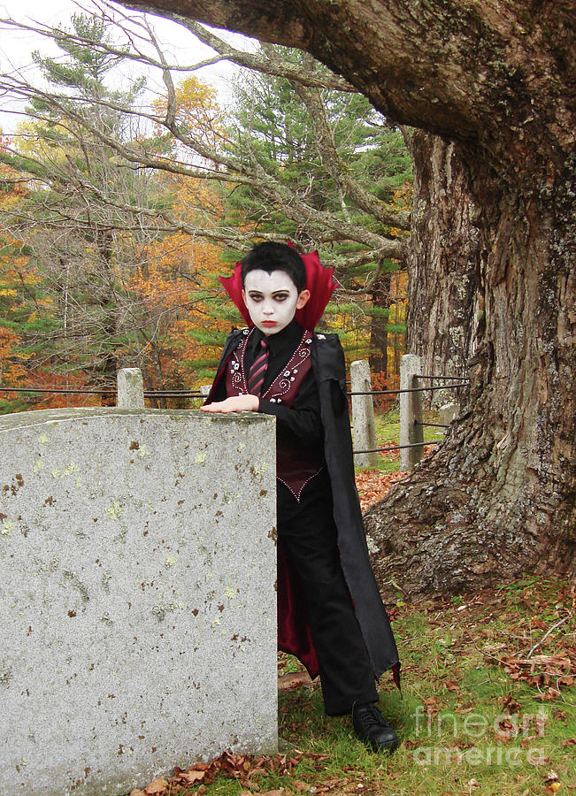 Vampire Costume 4 Photograph by Amy E Fraser