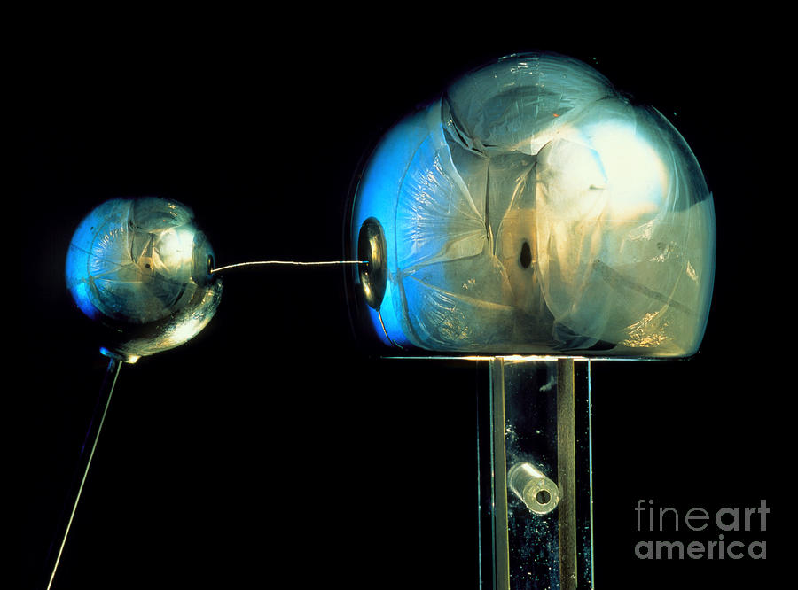 Van De Graaff Generator With Spark Photograph by Adam Hartdavis