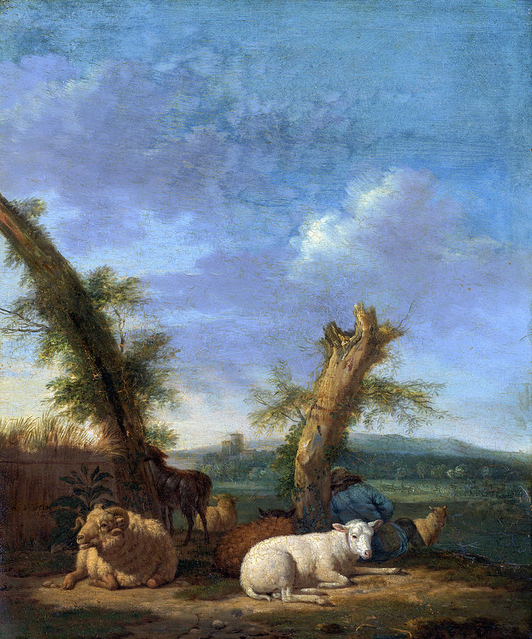 Van De Velde: Landscape Painting by Adriaen Van De Velde