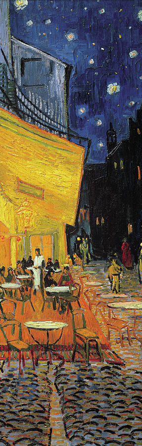 Van Gogh-cafe De Nuit Mixed Media by Portfolio Arts Group