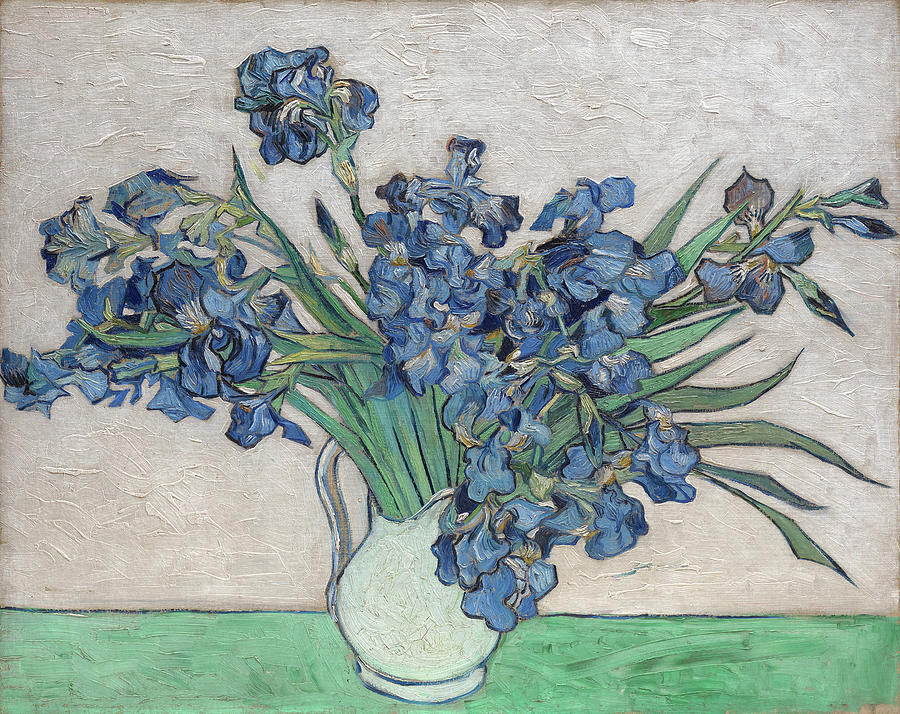 Irises, 1890 #3 Painting by Vincent Van Gogh