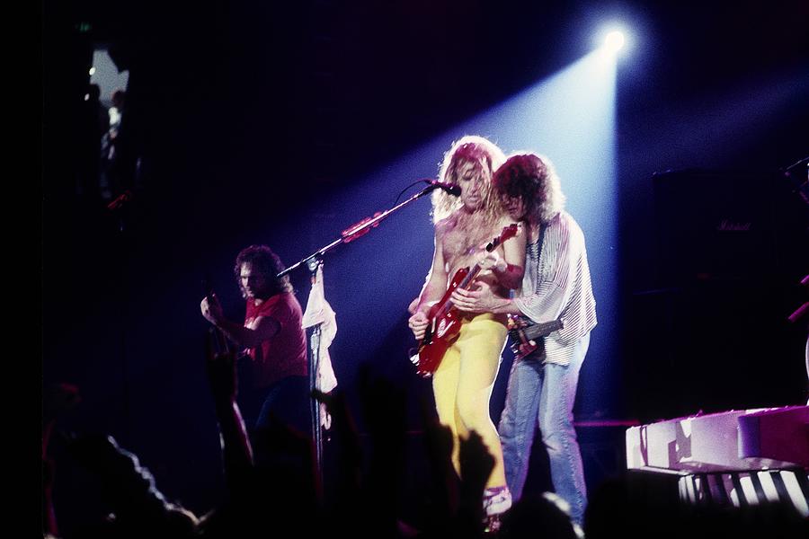 Van Halen Live Photograph by Larry Hulst