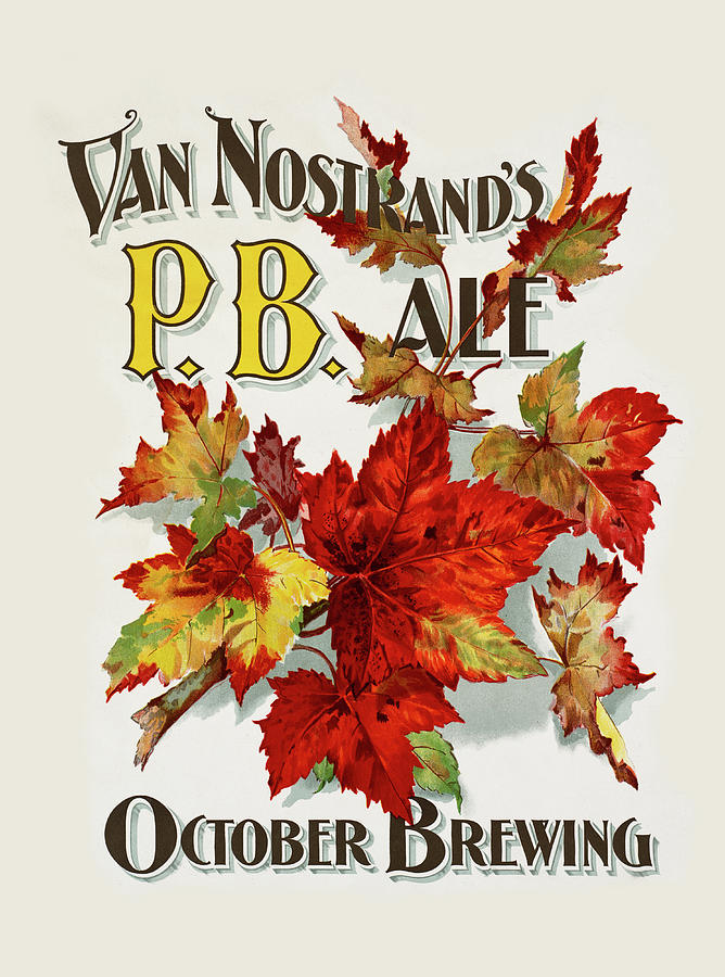 Van Nostrands P.B. ale. October Brewing Painting by 