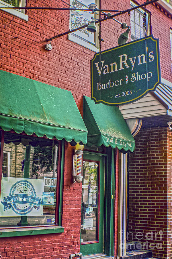 Van Ryns Barber Shop Photograph by Sandy Moulder