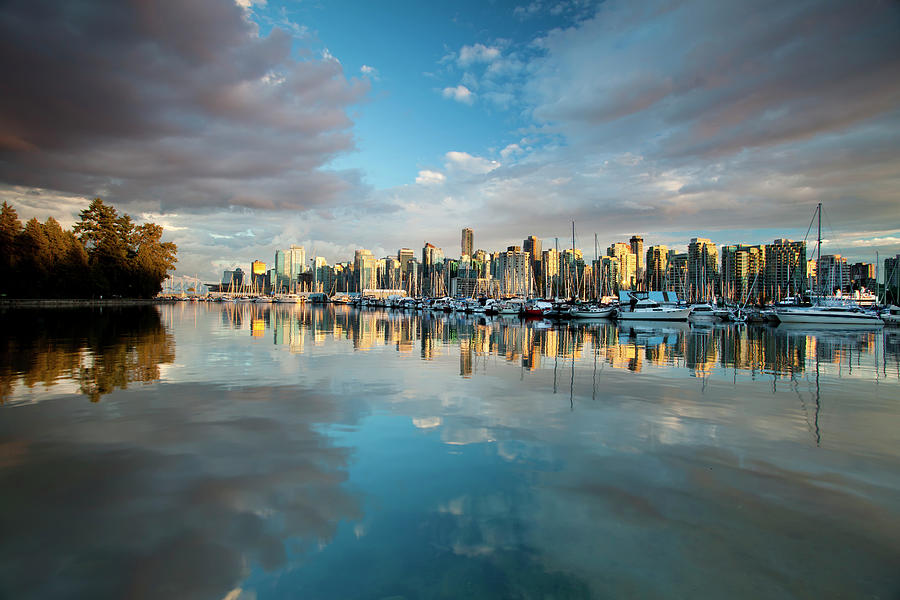 Vancouver Bc Cityscape Photograph by Pgiam