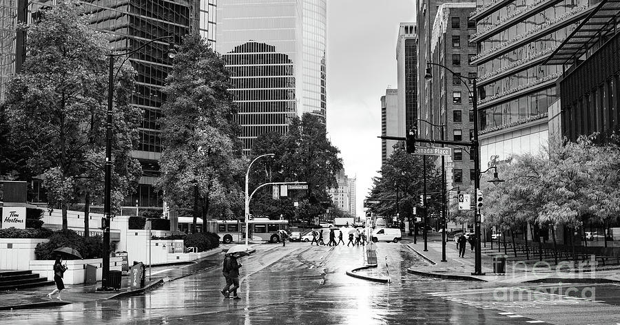 Vancouver in Black and White Photograph by Mary Jane Armstrong