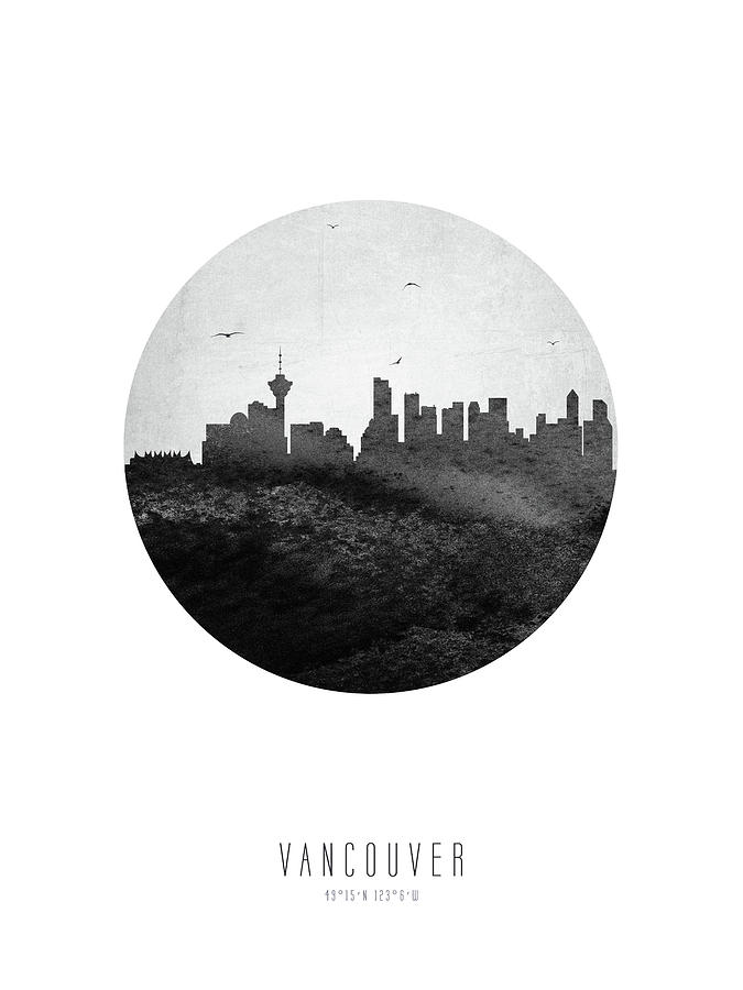 Vancouver Skyline Cabcva04 Digital Art