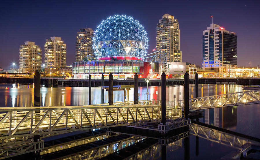 Vancouver Skyline From Olympic Village Photograph by Alexis Birkill