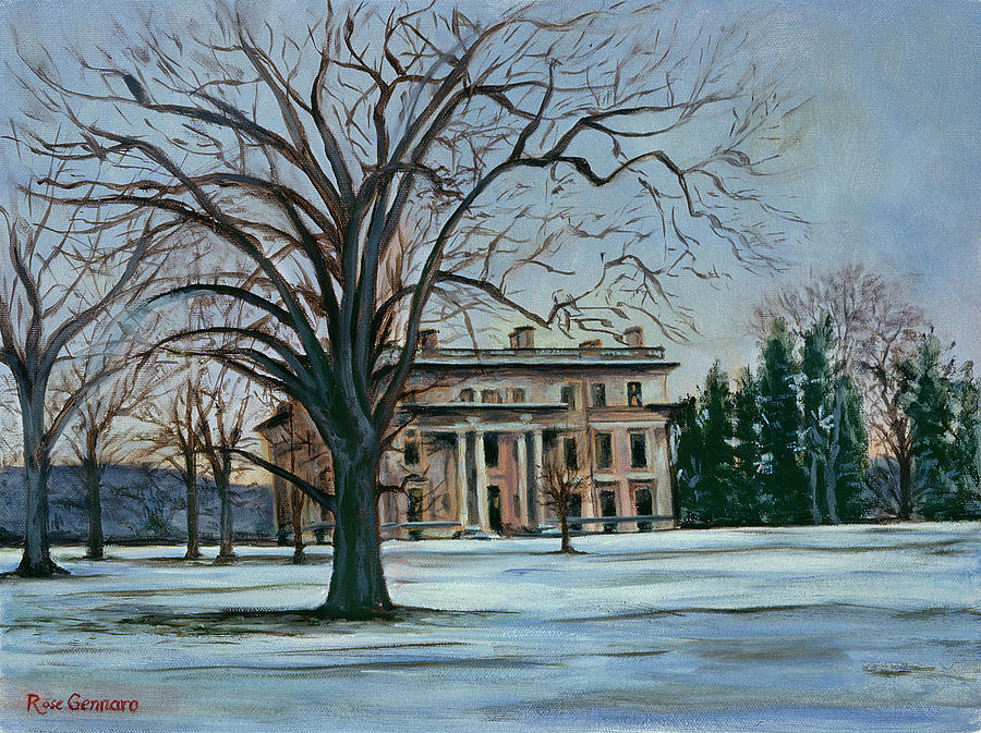 Vanderbilt in Winter Painting by Rose Gennaro - Fine Art America