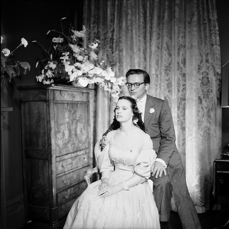 Black And White Photograph - Vanderbilt Marries Lumet by Gordon Parks