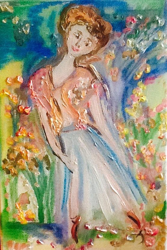 Flower Painting - Vanessa Bell by Judith Desrosiers