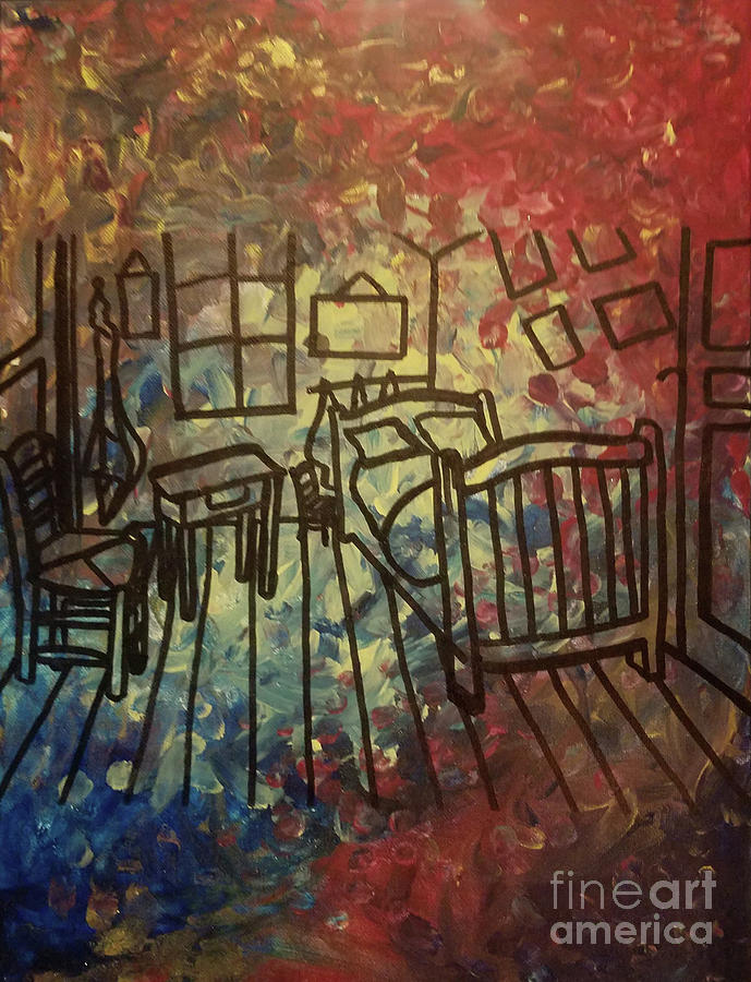vanGogh The Bedroom Mixed Media by Amy Lee Coy