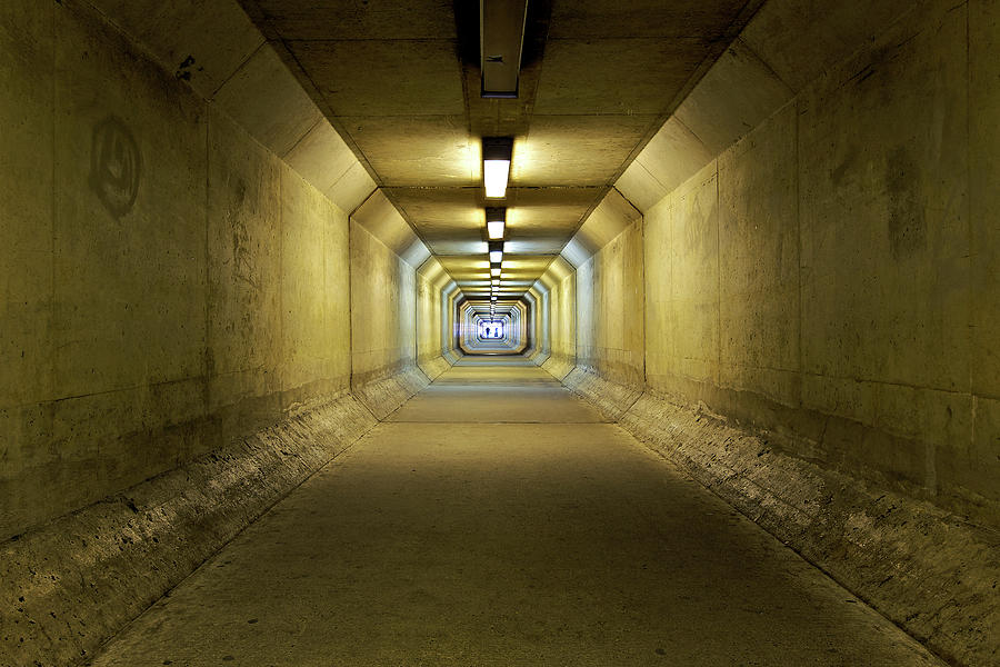 Vanishing Point Tunnel Photograph by © Rozanne Hakala