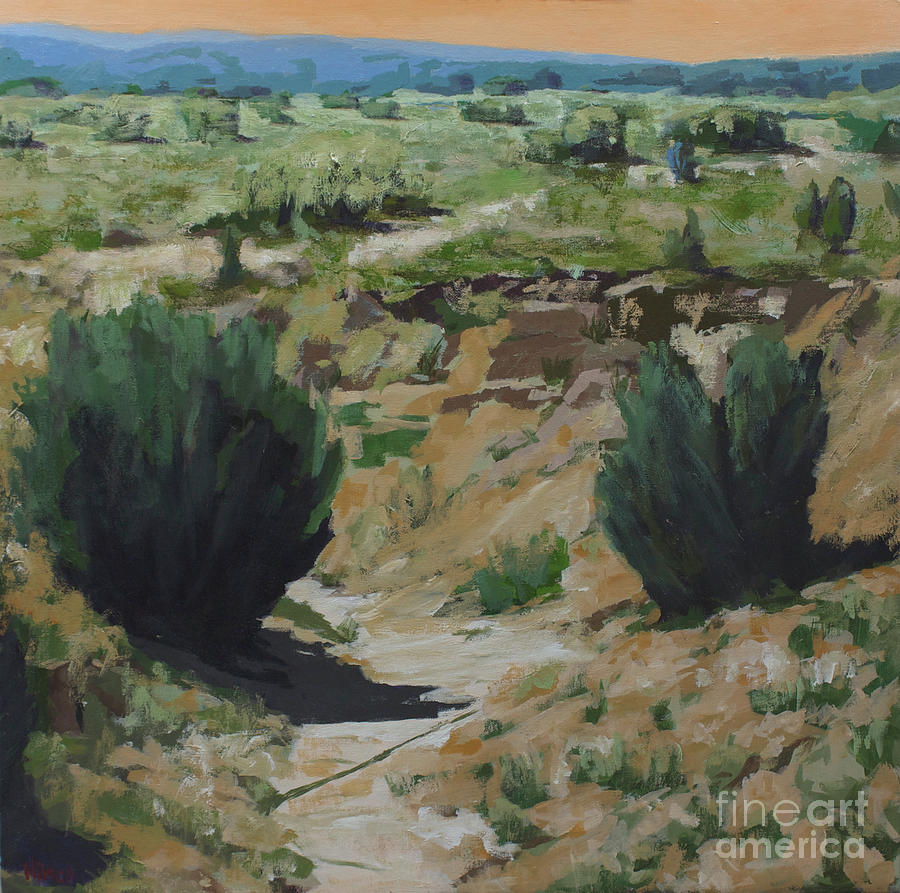 New Mexico Painting - Vanishing Shapes by Hilton McLaurin New Mexico Painting - Vanishing Shapes by Hilton McLaurin