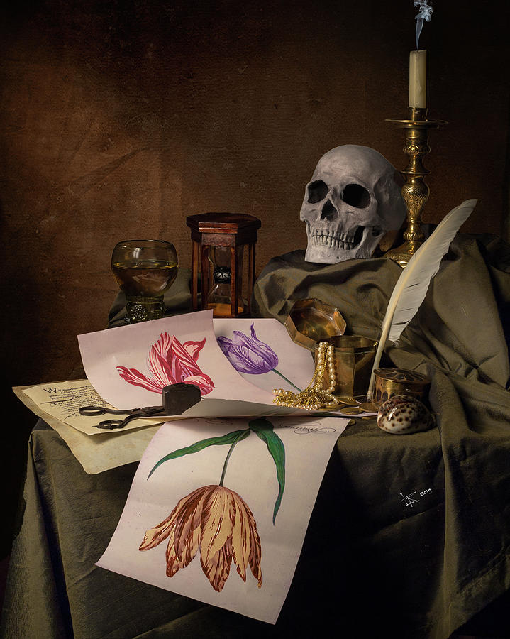 Vanitas - The Tulip Trader Photograph by Levin Rodriguez
