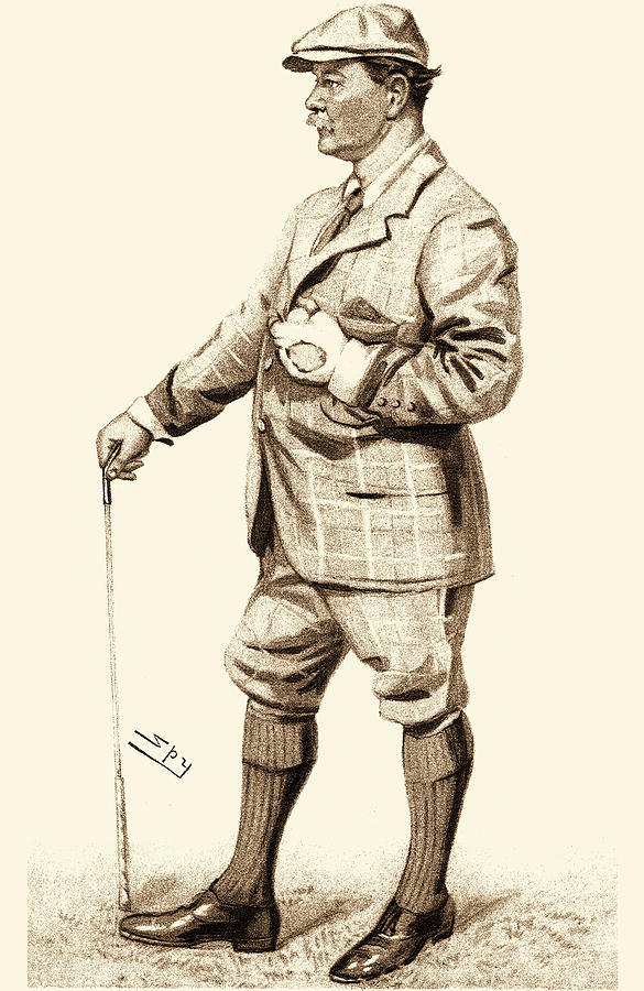 Golf Painting - Vanity Fair Golfers IIi by Spy