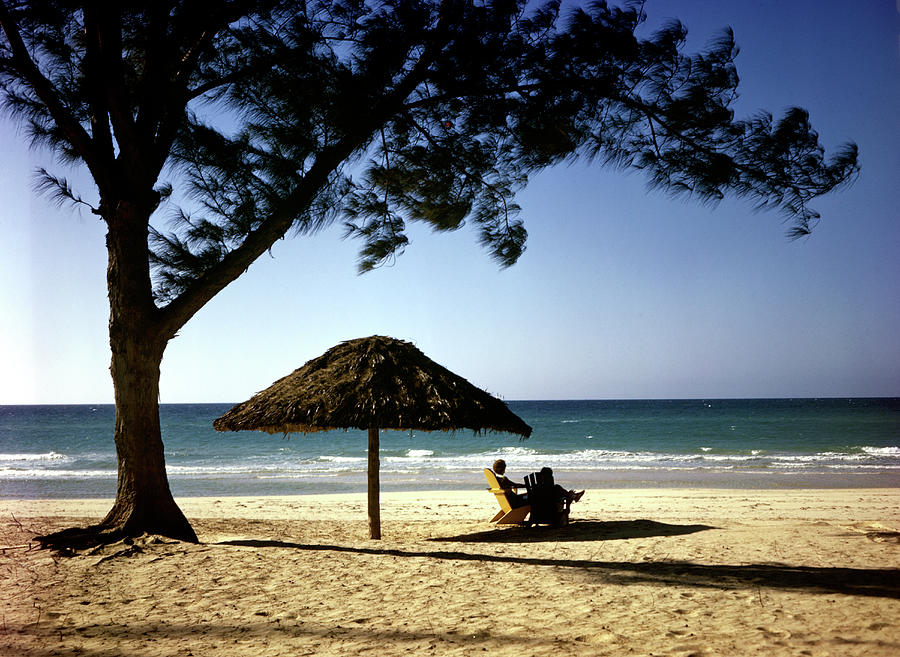 Beach Photograph - Varadero Beach, Cuba by Eliot Elisofon