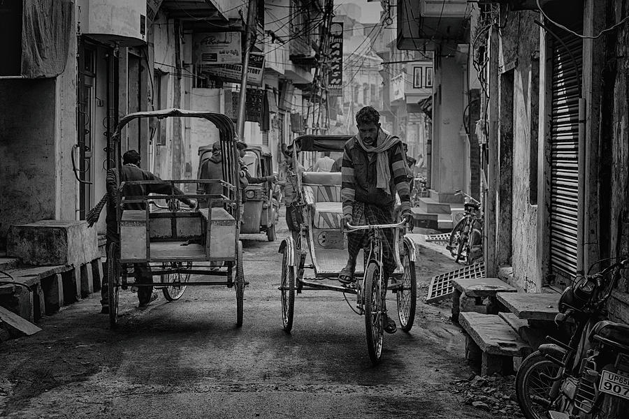 Street Photograph - Varanasi Alleyway by Samara Ratnayake