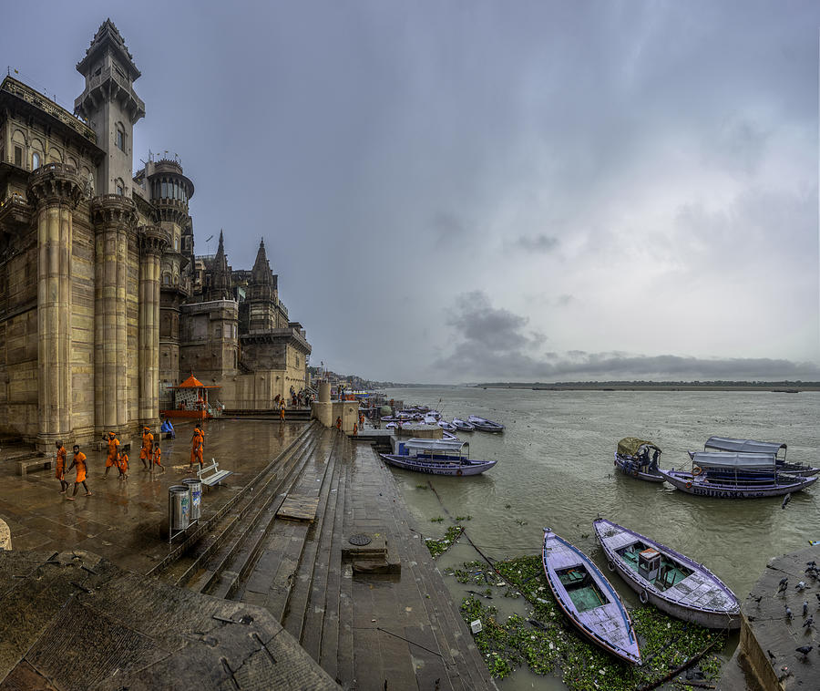 Landscape Photograph - Varanasi Ganga by Benny Gross
