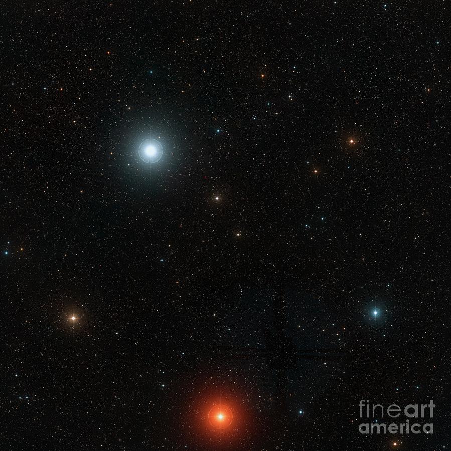 Variable Star Algol Photograph by Davide De Martin/science Photo Library