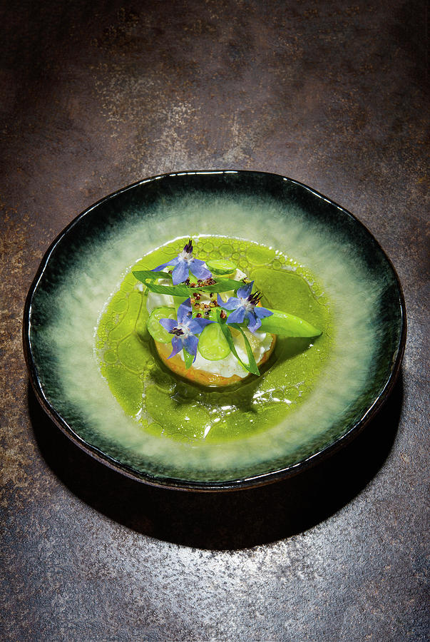 Variations Of Cucumber With Burrata And Lemon Photograph by Tre Torri