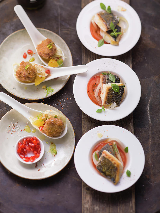 Various Antipasti With Fish Photograph by Eising Studio