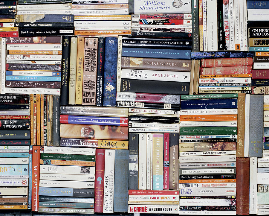 Various Books Stacked Together Photograph by Nick White