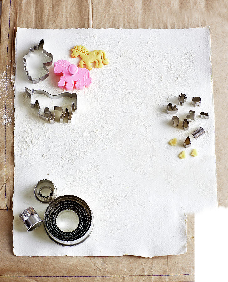 Various Cookie Cutters Photograph by Jalag / Julia Hoersch