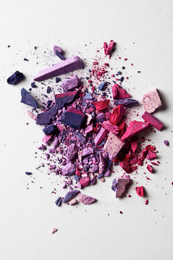 Various Crushed Make-up Powder In A Heap Photograph by Larry Washburn