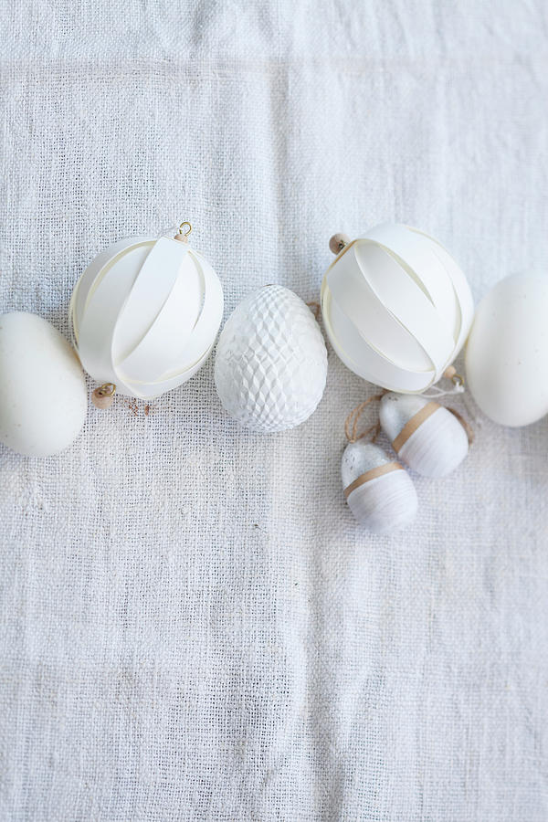 Various Decorative Easter Eggs Photograph by Katrin Winner