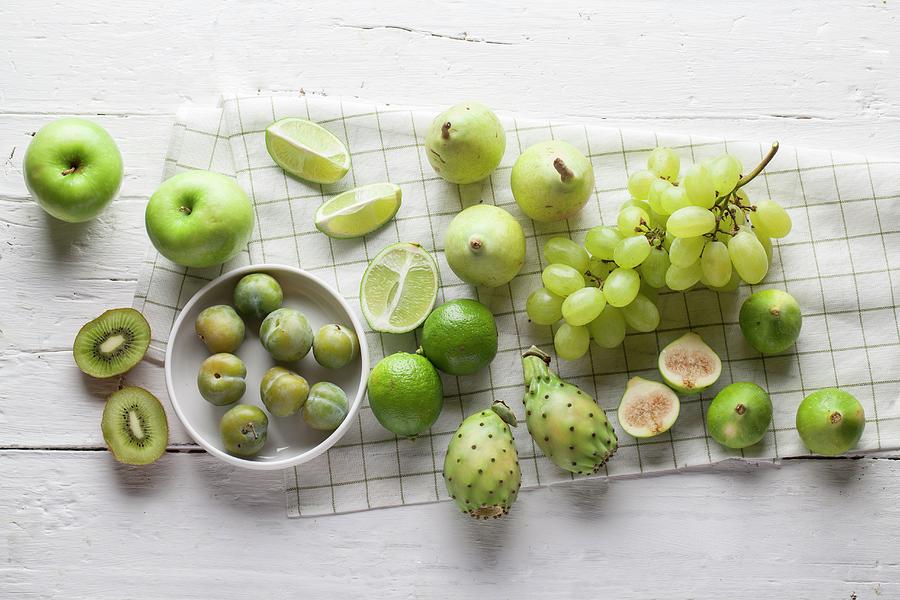 Various Green Fruits Photograph by Malgorzata Stepien