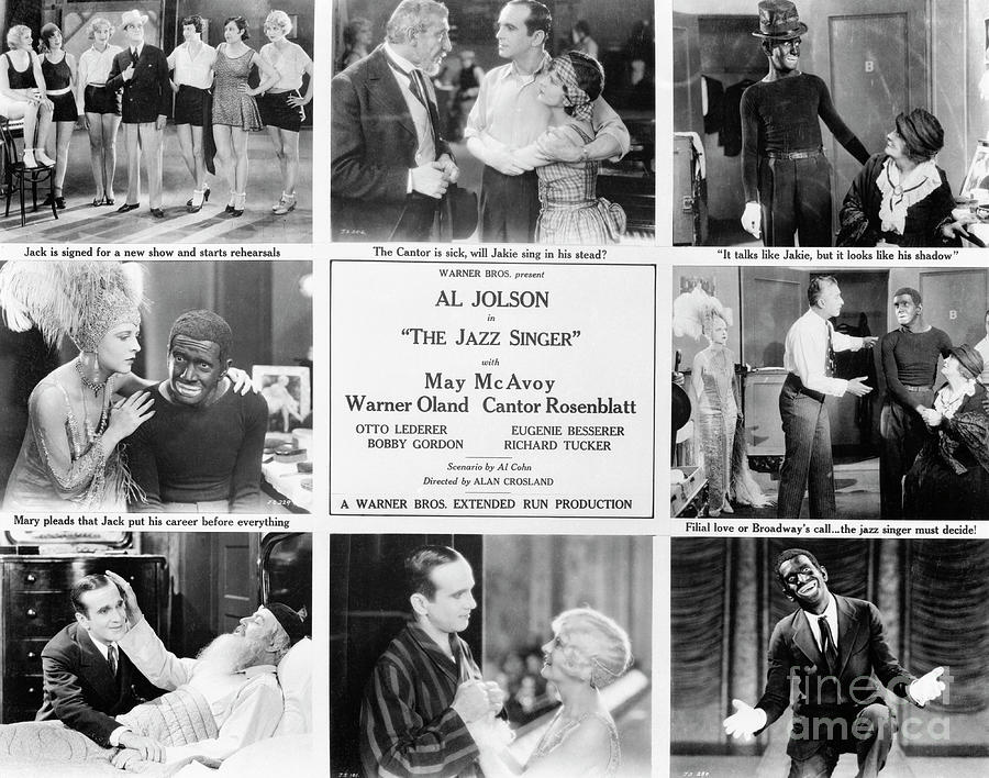 Various Scenes From The Jazz Singer By Bettmann