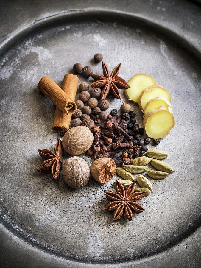 Various Spices For Gingerbread Photograph by Magdalena Paluchowska