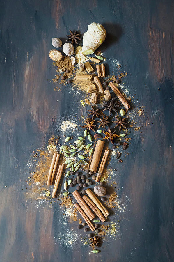 Various Spices For Making Pumpkin Pie Spice Mix Photograph by Mateja Zvirotic