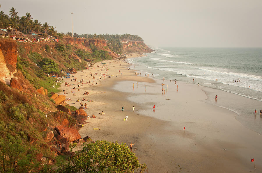 Varkala Beach, Kerala Photograph by Www.victoriawlaka.com - Fine Art ...