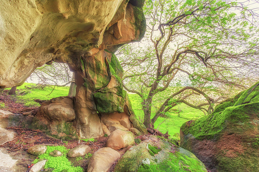 Vasco Caves Arch and Boulders Photograph by Marc Crumpler