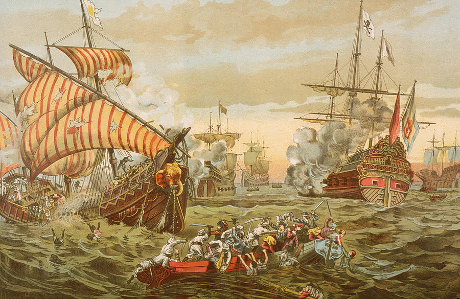 Vasco Da Gama Causing Destruction Photograph by Kean Collection