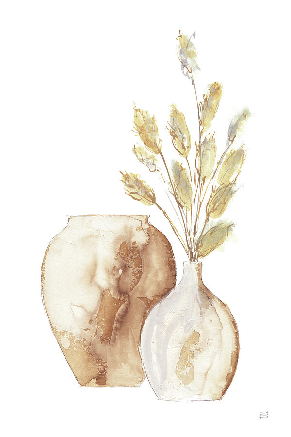 Vase Bunny Tail Painting by Chris Paschke Vase Bunny Tail Painting by Chris Paschke