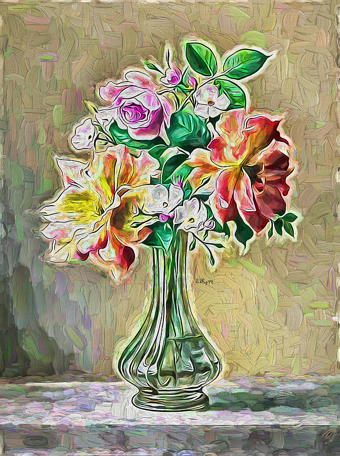 Vase impressum  Painting by Nenad Vasic