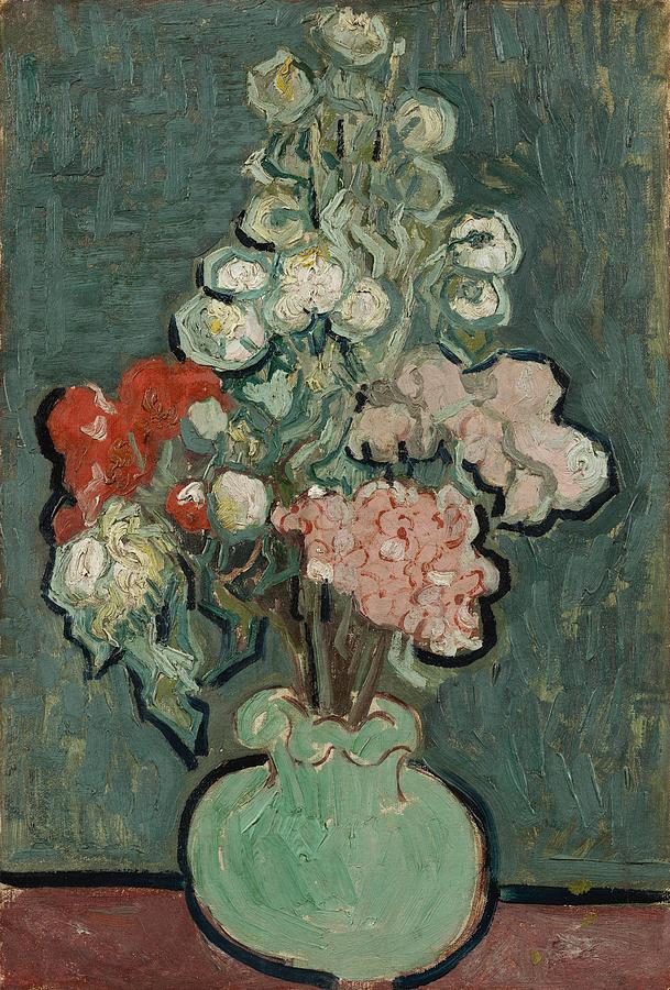 Vase of Flowers. Painting by Vincent van Gogh -1853-1890-