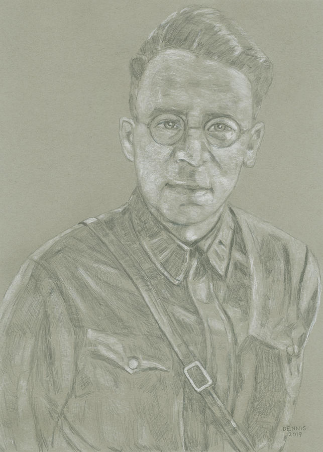 Vasily Grossman Drawing by Dennis Larson | Fine Art America