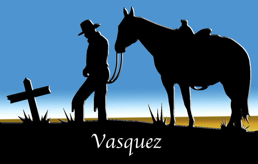Vasquez  Digital Art by Chuck Staley